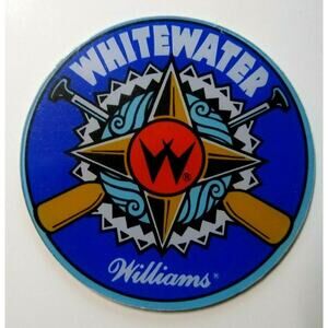 Whitewater Pinball Machine Original NOS Plastic Promo Game Coaster Compass 1993